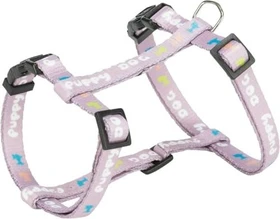 Trixie Junior Welpen-H-Geschirr mit Leine, M-L, 2m, Flieder