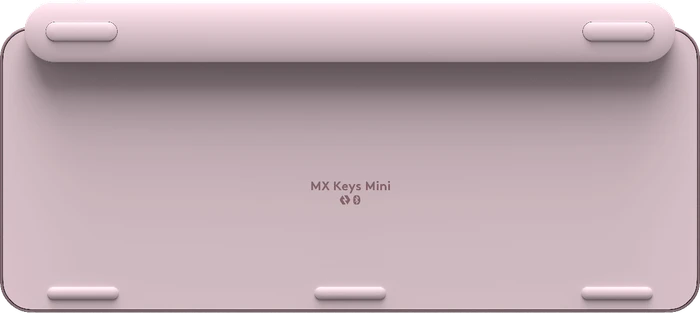 Logitech MX Keys Mini, rosa, LEDs weiß, Logi Bolt, Rose, USB/Bluetooth, DE