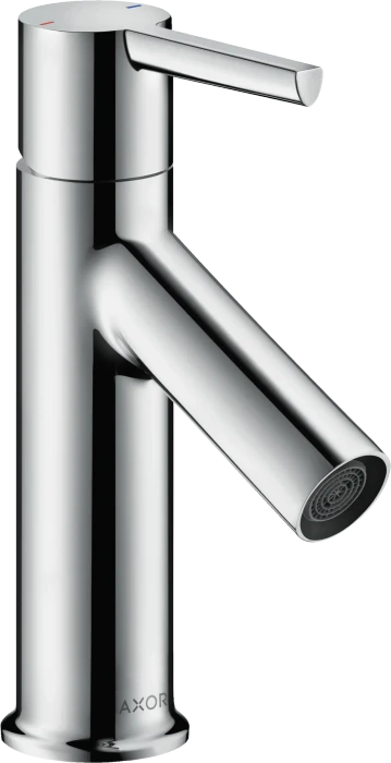 Hansgrohe Axor Starck Einhebel-Waschtischmischer 80 mit Hebelgriff und Ablaufgarnitur chrom