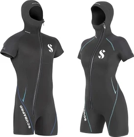 Scubapro Definition Shorty kurzarm 6mm schwarz/weiß (Damen)