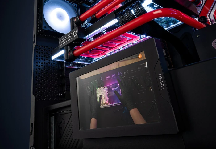 EK Water Blocks Quantum Line EK-Quantum Lumen Hardware Monitor, schwarz, 7"