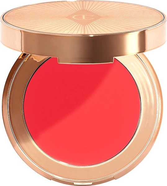 Charlotte Tilbury Beautiful Skin Island Glow Lip & Cheek Blush pinched cheek glow, 2.5g
