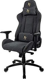 Arozzi Verona Signature Soft Fabric Gamingstuhl, schwarz/gold