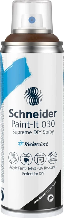 Schneider Paint-It 030 Supreme DIY Spray brown, 200ml