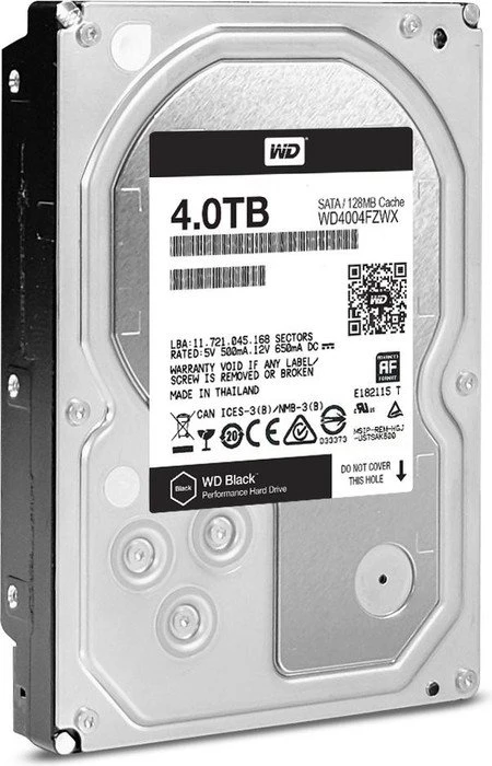 Western Digital WD_BLACK 4TB, 512e / 3.5" / SATA 6Gb/s