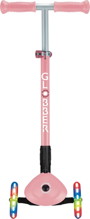 Globber Primo Foldable Lights Kickboard pastel pink