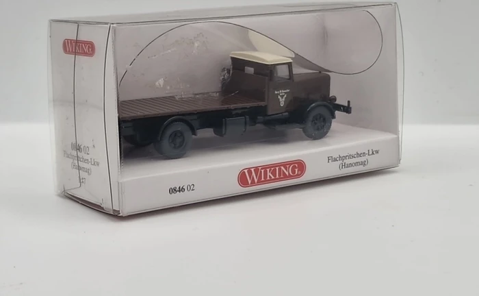 Wiking Flachpritschen-Lkw (Hanomag) Spedition Hamacher