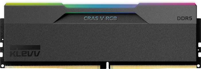 Klevv Cras V RGB Obsidian Black UDIMM 32GB Kit, DDR5-6000, CL30-38-38-78