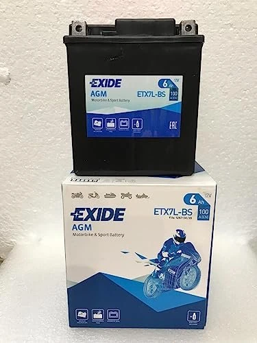 Exide Bike AGM YTX7L-BS