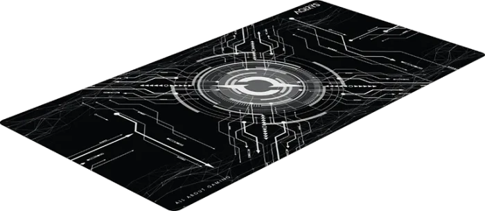 Aqirys Gruis 3XL Mouse Pad, 1200x600mm, Motiv schwarz/weiß