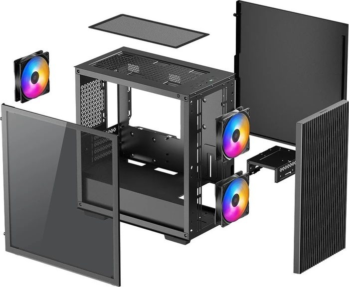 DeepCool Matrexx 40 3FS, Glasfenster