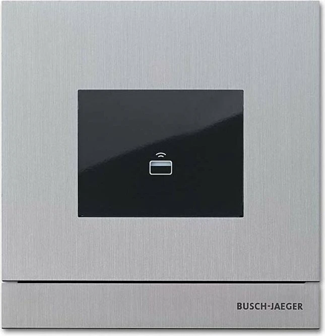 Busch-Jaeger Außenstation mit Transponder-Modul edelstahl, Außenstation