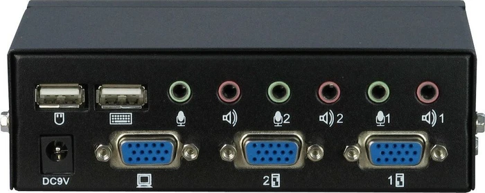 Inter-Tech Argus KVM-AS-21UA, 2-fach