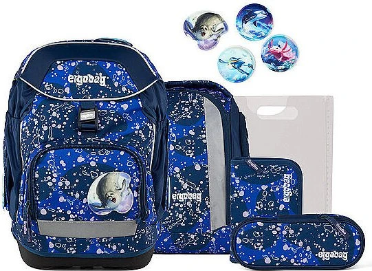 Ergobag Pack OzeanBärwohner 2025 Schulrucksack-Set, 6-tlg.