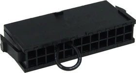 Phobya 24-Pin ATX Überbrückung Buchse, schwarz