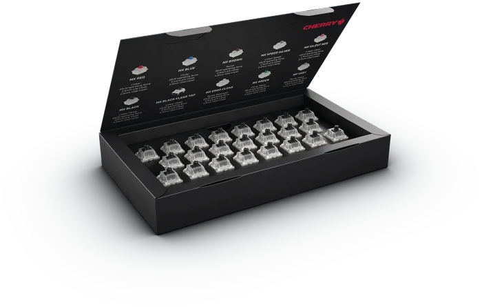 Cherry MX RGB BLACK Switch Kit, MX RGB BLACK 100Mio Switch Set, MX1A, 23er-Pack