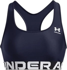 Under Armour HeatGear Armour Mid Sport-BH midnight navy/white (Damen)