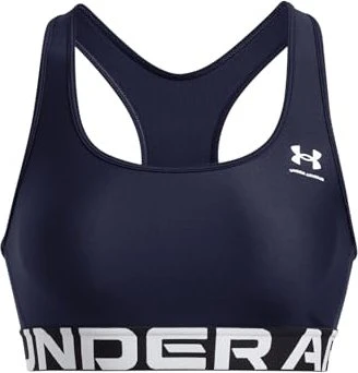 Under Armour HeatGear Armour Mid Sport-BH midnight navy/white (Damen)