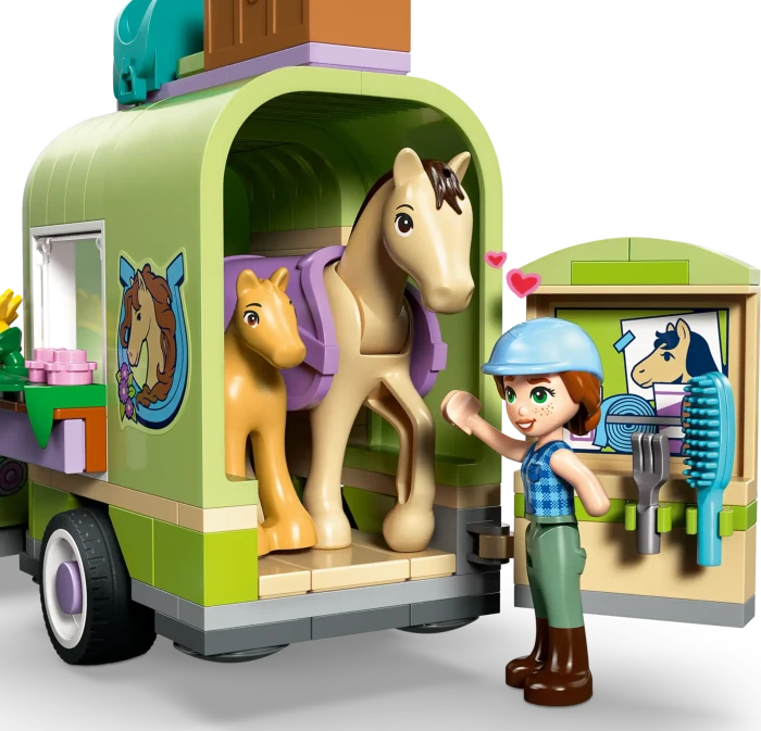 LEGO Friends - Pferd und Fohlen mit Pferdeanhänger