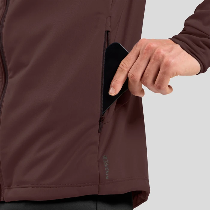 Odlo Brensholmen Funktionsjacke fudge (Herren)