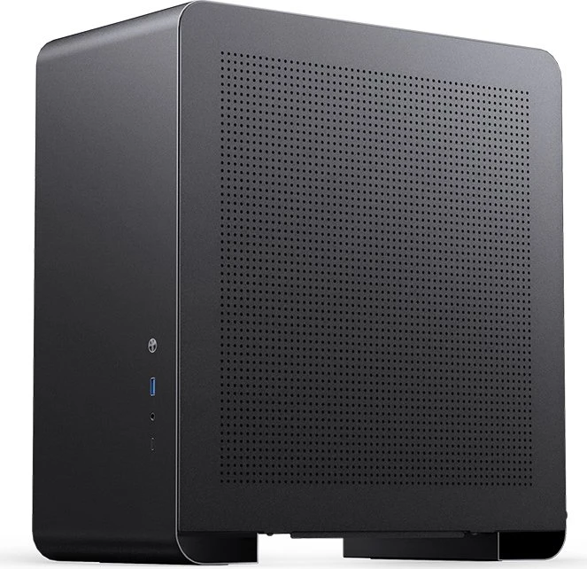 Jonsbo U4 Pro Mesh, schwarz, Glasfenster