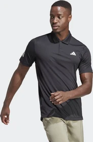 adidas Club 3-Streifen Tennis Poloshirt kurzarm schwarz (Herren)