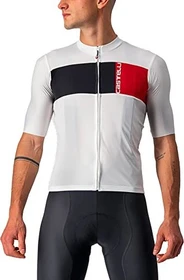 Castelli Prologo 7 Trikot kurzarm ivory/light black/red (Herren)
