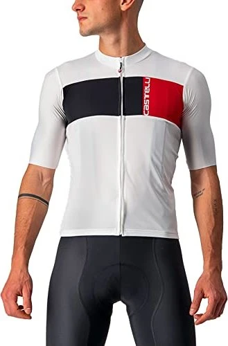 Castelli Prologo 7 Trikot kurzarm ivory/light black/red (Herren)