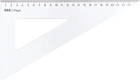 Aristo GEOCollege Zeichendreieck 31cm, transparent