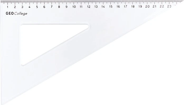 Aristo GEOCollege Zeichendreieck 31cm, transparent
