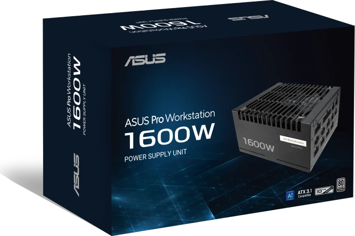 ASUS Pro WS Platinum, ASUS-PRO-WS-1600P, 1600W, ATX 3.1