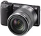 Sony Alpha NEX-5R schwarz mit Objektiv E 18-55mm 3.5-5.6 OSS Vorschaubild