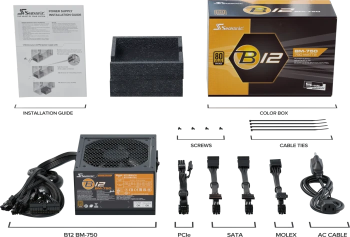Seasonic B12 BM 750W, ATX