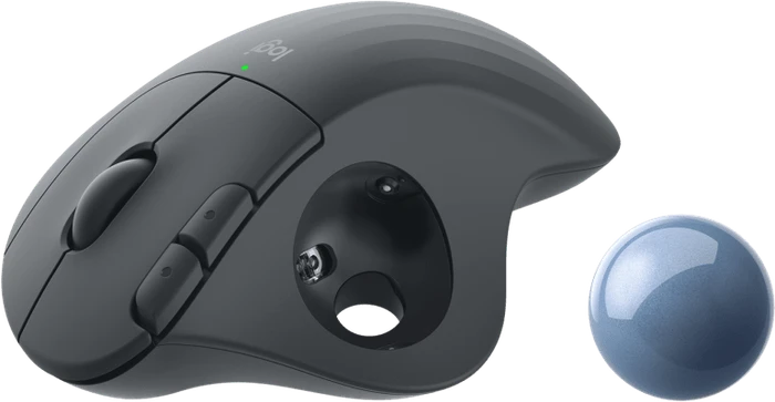 Logitech Ergo M575 Wireless Trackball for Business, schwarz, Logi Bolt, Bluetooth