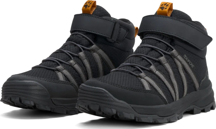 Jack Wolfskin Wild Hike Texapore Mid VC schwarz/grau (Junior)