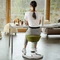 Aeris Swopper New Edition Bürohocker mit Gleitern, Feder Standard, Gestell Alu schwarz, Bezug Mikrofaser Comfort grau Vorschaubild