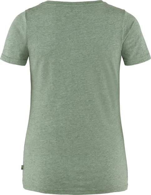 Fjällräven Logo Funktionsshirt kurzarm patina green melange (Damen)