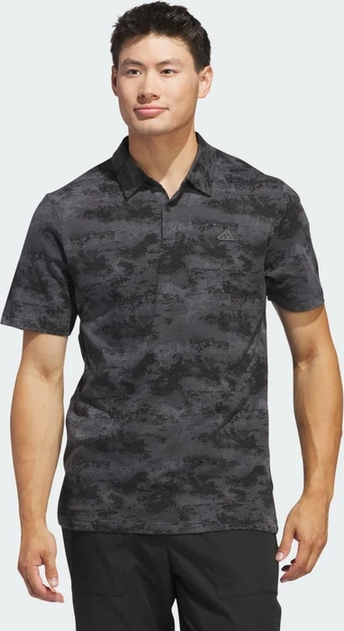 adidas Go-To Printed Mesh Poloshirt kurzarm schwarz (Herren)