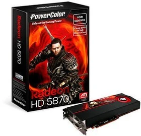 PowerColor Radeon HD 5870, 1GB GDDR5, 2x DVI, HDMI, DP