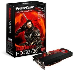 PowerColor Radeon HD 5870, 1GB GDDR5, 2x DVI, HDMI, DP