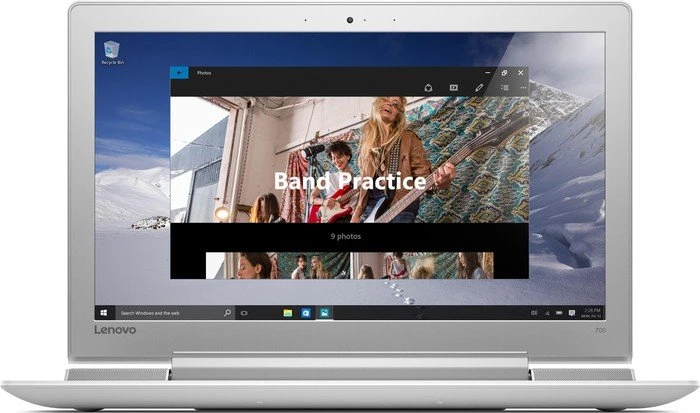 Lenovo IdeaPad 700-15ISK, weiß, Core i7-6700HQ, 16GB RAM, 256GB SSD, GeForce GTX 950M, DE