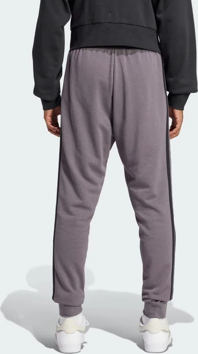 adidas Essentials 3-Streifen French Terry Trainingshose lang grey strata/black (Herren)