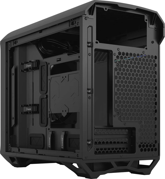 Fractal Design Torrent Nano Black TG Dark Tint, Glasfenster, Mini-ITX