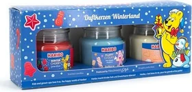 Haribo Winterland Duftkerze-Variation, 3 Stück