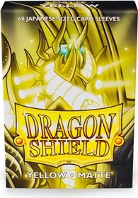 Dragon Shield Matte Sleeves Japanese yellow, 60 Stück