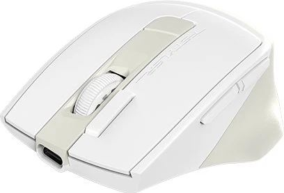 A4Tech FSTYLER FB45CS Air2 Dual Mode Silent Mouse, Cream Beige, USB/Bluetooth