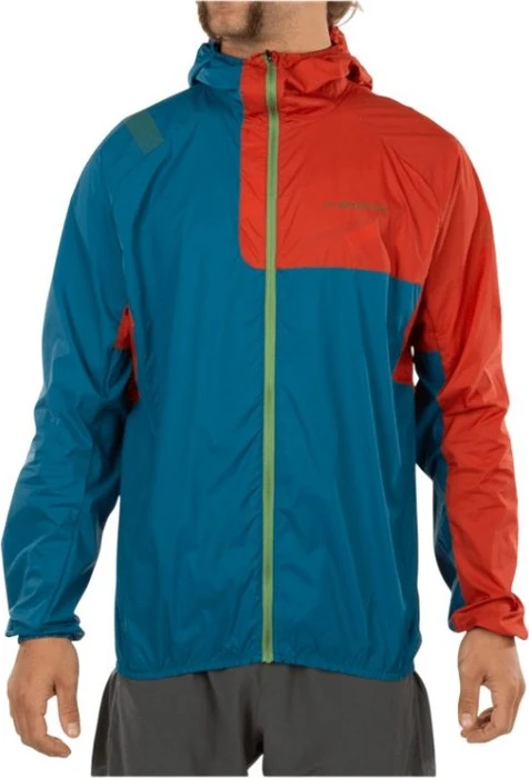 La Sportiva Vento Windbreaker Laufjacke space blue/saffron (Herren)
