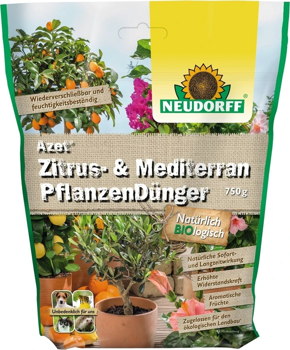 Neudorff Azet Zitrus- & Mediterranpflanzen Dünger, 750g