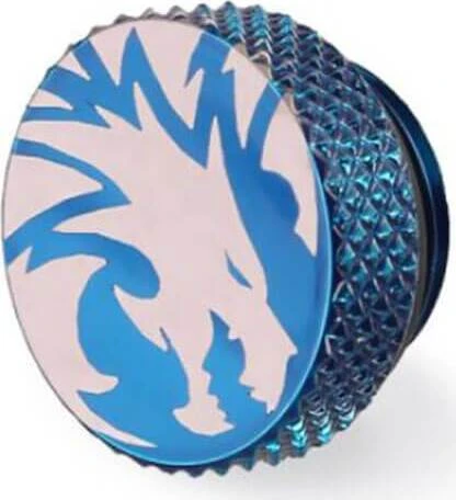 Bykski Knurled Stop Plug G1/4", blau