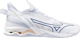 Mizuno Wave Mirage 5 Handballschuhe white/halogen blue/peach (Damen)